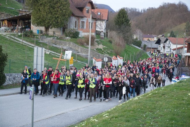 Održan 24. križni put mladih Varaždinske biskupije